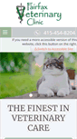 Mobile Screenshot of fairfaxvet.com
